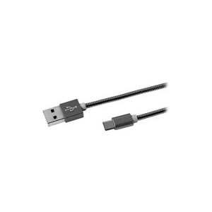 Celly Cable Tipo C Metal Plateado